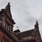 Keele Hall in the light